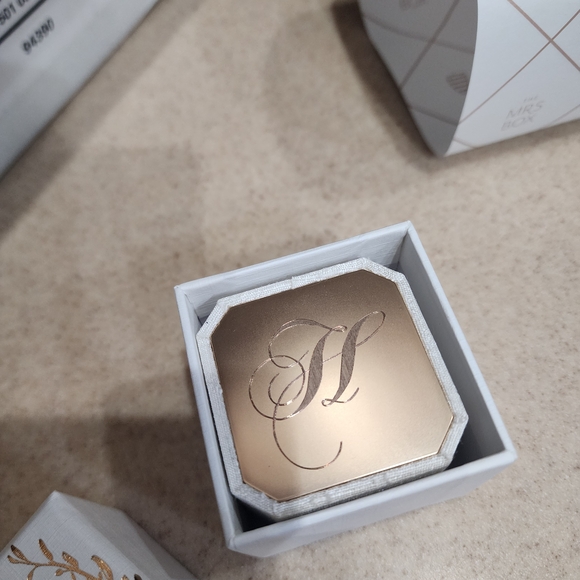 The Mrs. Box Brand New Crosby Noble Double Two Slot Ring Box With 